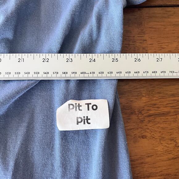 Belle by Kim Gravel Women's 1X Cardigan Sweater Feather Knit Open Front Duster - Picture 7 of 10